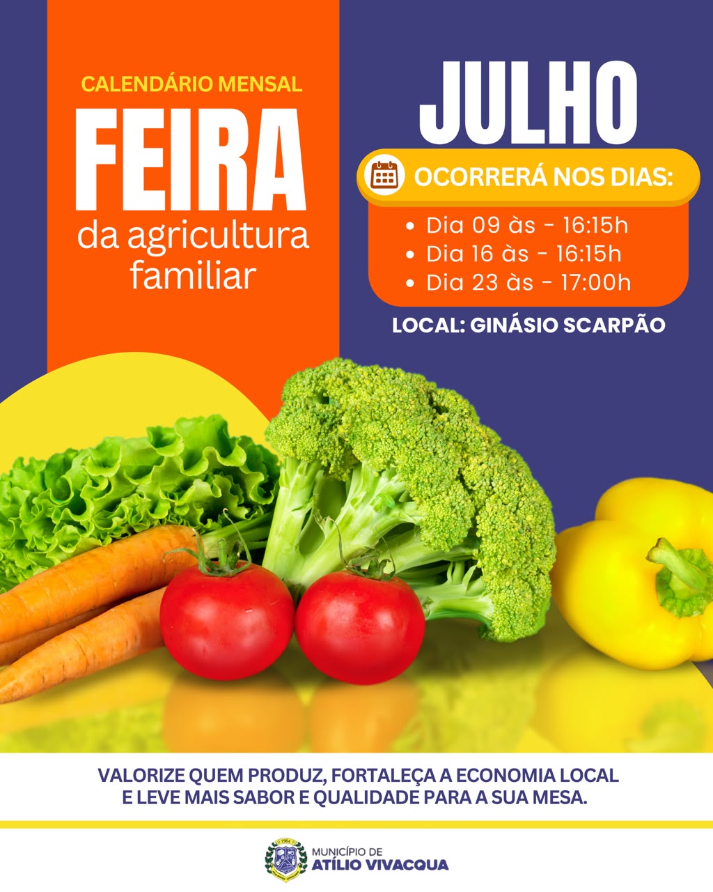 Dias de Feira do Mês! 